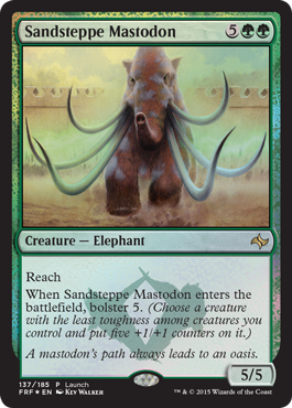 Fate Reforged Promo Card: Sandsteppe Mastodon