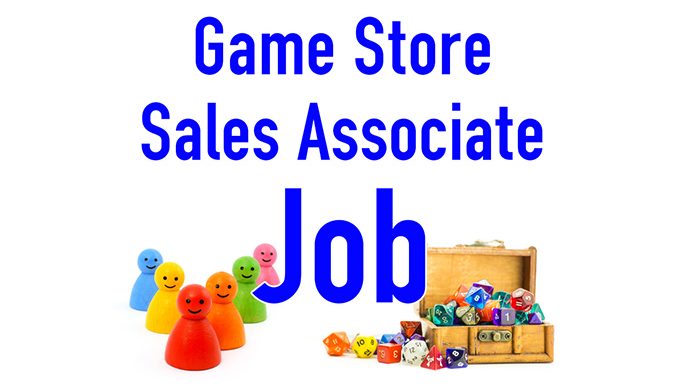 Game Store Sales Associate Job Banner