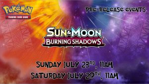 Burning Shadows Prerelease Banner