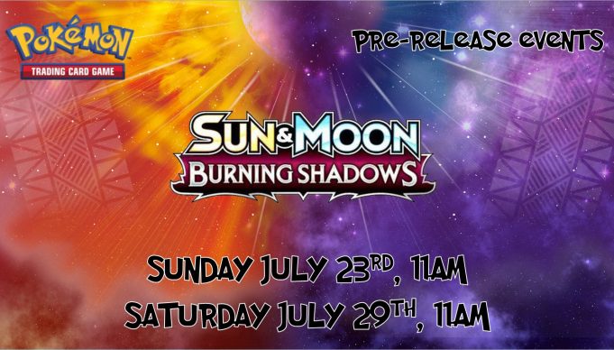 Burning Shadows Prerelease Banner