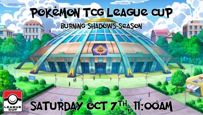 Pokemon Burning Shadows League Cup Banner