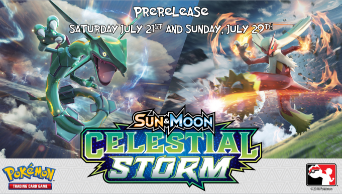 Pokemon Celestial Storm Prerelease Banner