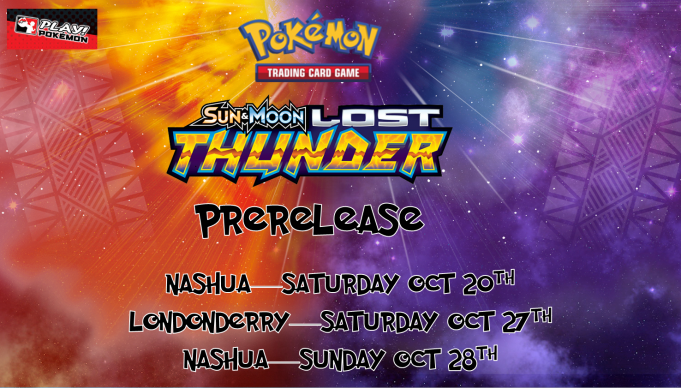 Pokemon Lost Thunder Prerelease Banner