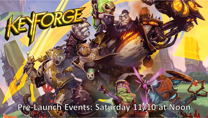 KeyForge Pre-Launch Banner