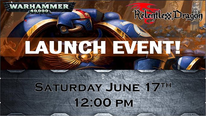 40k Launch Event Banner