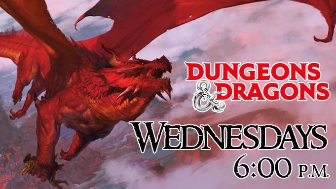 Dungeons and Dragons Event Advertisement