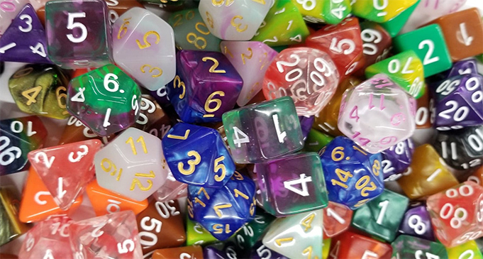 Assortment of Polyhedral Dice