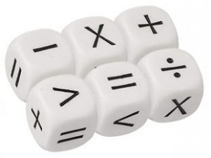 Math Operator Dice