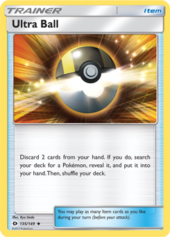 Ultra Ball Pokemon Card