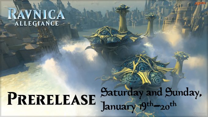 Ravnica Allegiance Prerelease Announcement Banner