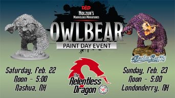 Owlbear Paint and Take Event Banner