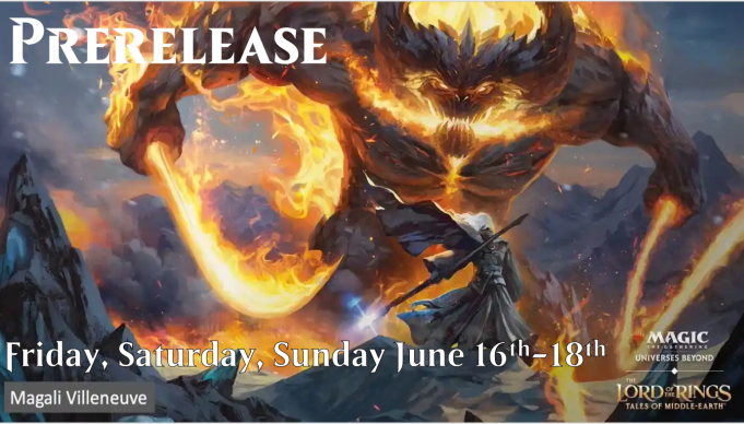 Magic: Universes Beyond: The Lord of the Rings: Tales of Middle-earth  Prerelease Events